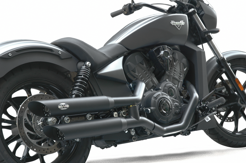 Twin Slash/Cut Dark Muffler Set D. 80Mm Vi 754857