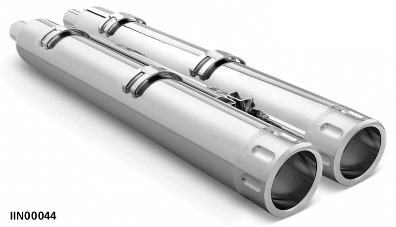 4 Inch Eagle Slip-Ons Chrome/Chrome 14-up Chieftain