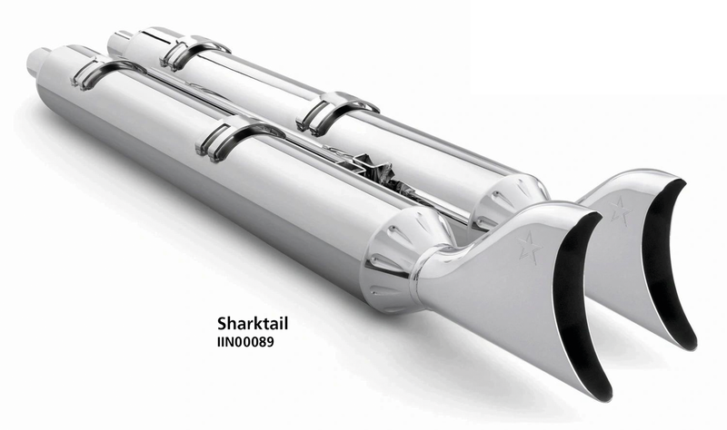 4 Inch Sharktails Chrome Chieft Roadm Sprfield