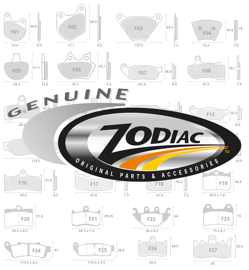 Sintered Brake Pads Front F*St15-Up