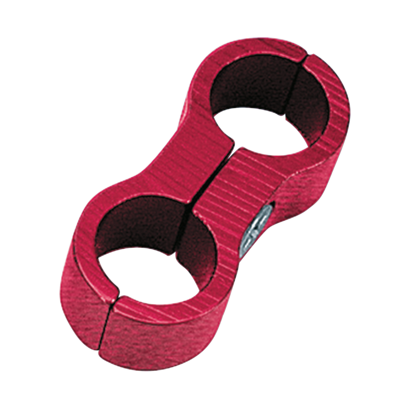 Oil/Fuel Line Clamp Red Anodized