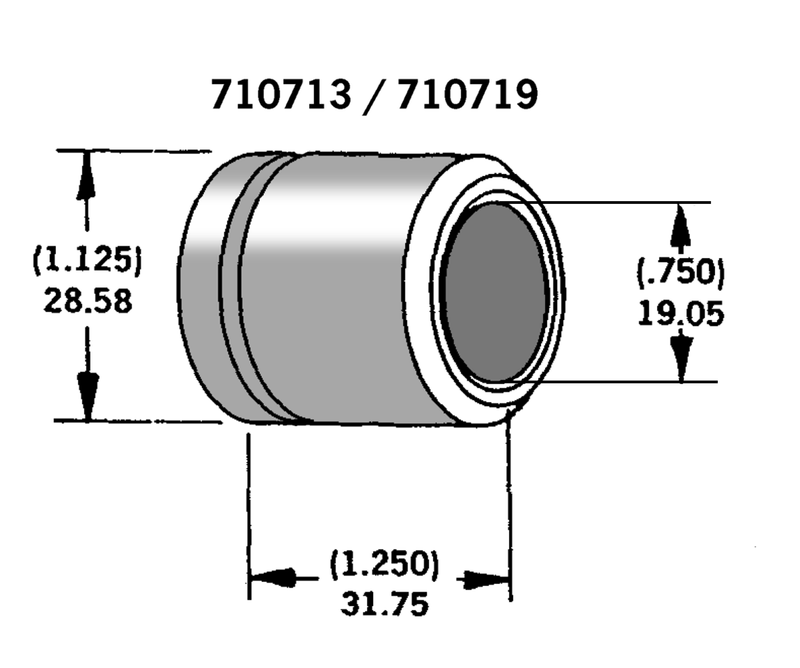 Axle Spacer Zinc Plated