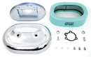 Stock Style Oval Air Cleaner Oval A/C Complete Chrome Fl/Fx/Xl72-75