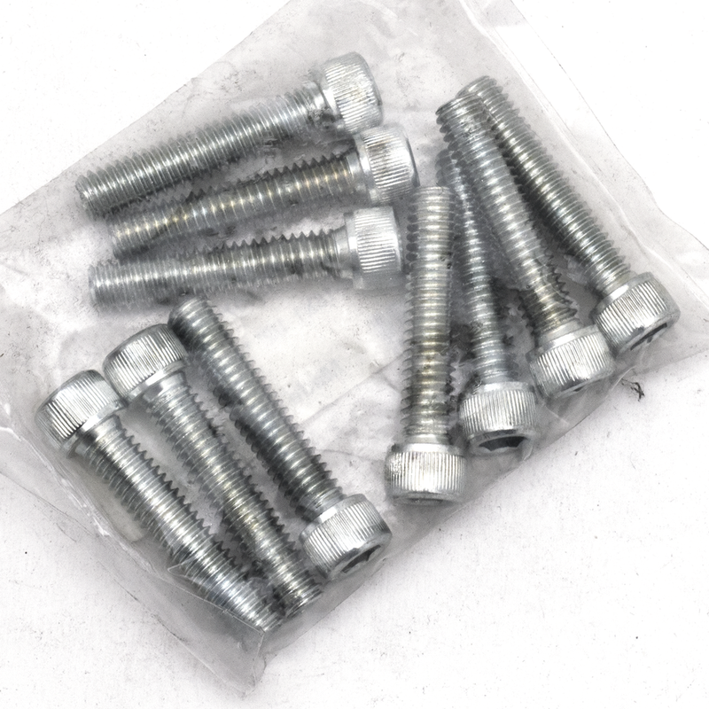 Allen Bolt 5/16-18X1-1/2 Inch Zinc - Pack Of 10