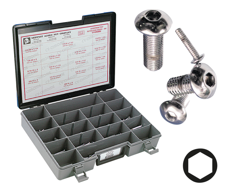 Assortment Tray Larger Button Head Screws