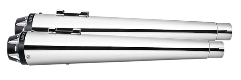 4.5 Inch US-Outlaw Slip-Ons Chrome/Black Sculpted FLH/T17-UP