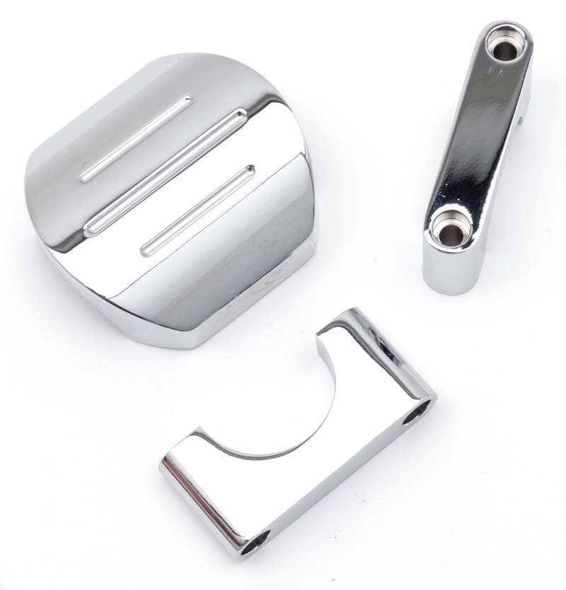 1.25 Inch Handlebar Speedo Mount Groove Chrome