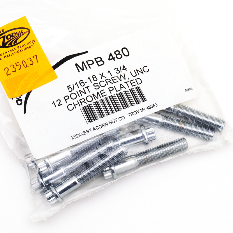 12-Point Bolts 5/16-18 X 1 3/4 Inch - Pack Of 10