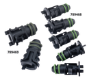 Oil Line Retainers For Twin Cam Softail Hose Retainer Oil Line For Softail 00-17 Set/5