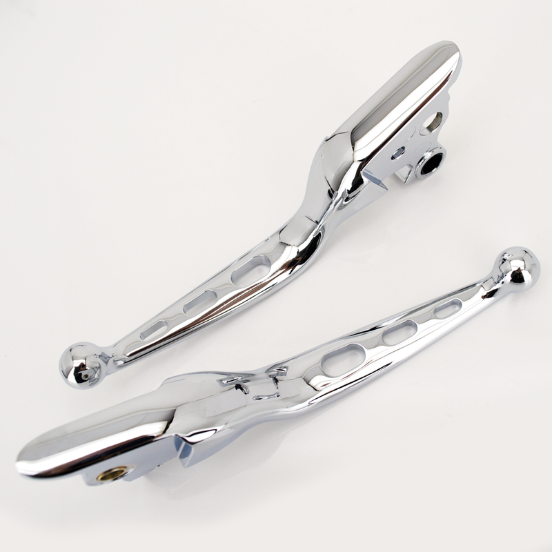 Tri-Hole FLH/T08-16 Levers W/Cable Chrome