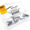 12-Point Bolts 1/4-20 X 7/8 Inch UNC - Pack Of 10