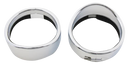 Frenched Visor Style Spotlight Trim Rings Chrome Passing Light Ring Set Hd62-Up