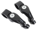 Adjustable Angled Highway Peg Mounting Kits Adj. Peg Mounts Angled 2.5 Inch Short Black