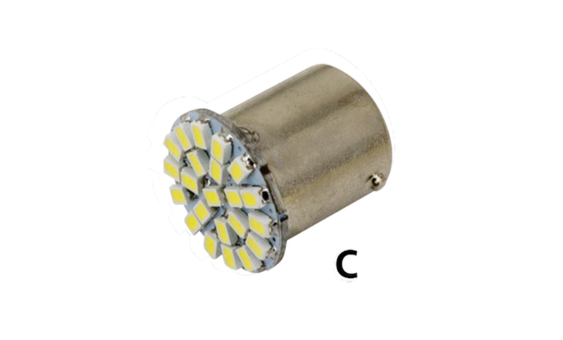 Synapse 22Led Amber 1157 Single Bulb