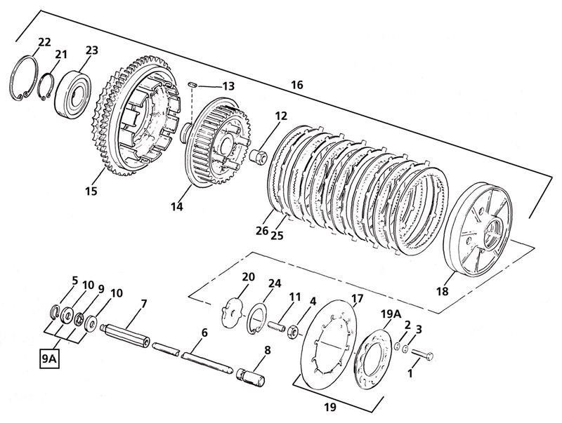 Aramid Friction Kit BT84-89 6