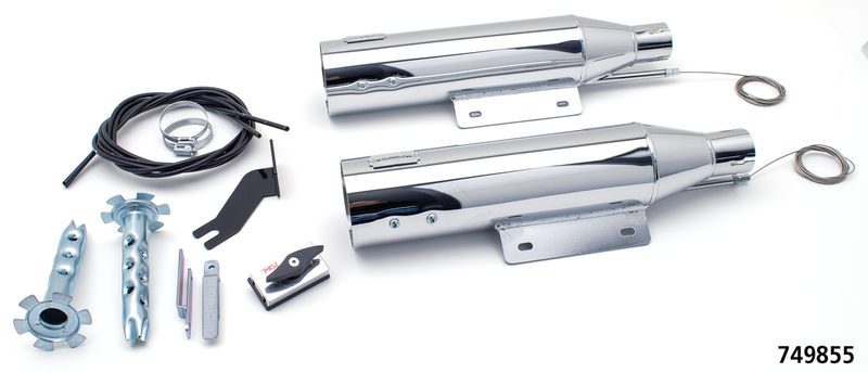 Race Slip-Ons FXFBS21-Up Chrome