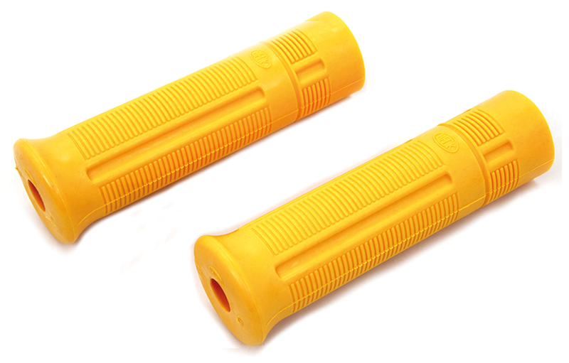 Beck Style Grips For 1915-1948 Harley & 1936-1952 Indian Beck Plastic Grip Set Yellow Hd15-48