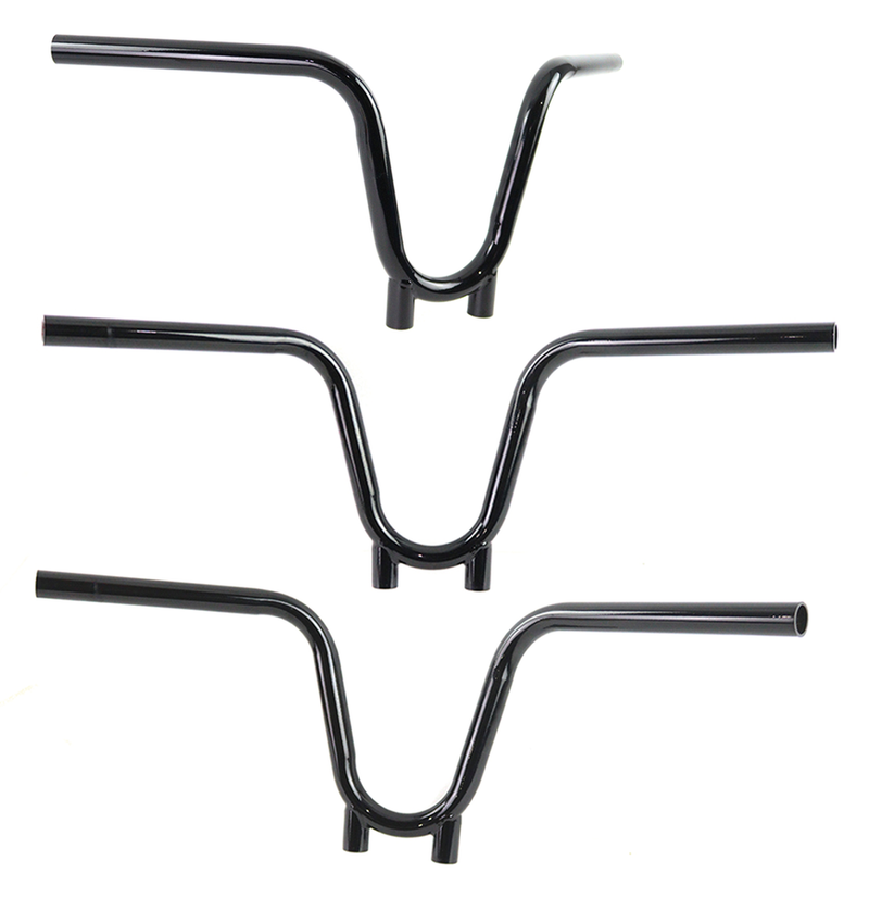 Nyc T-Bars 1 Inch Nyc Handlebar Black Non-Dimpled