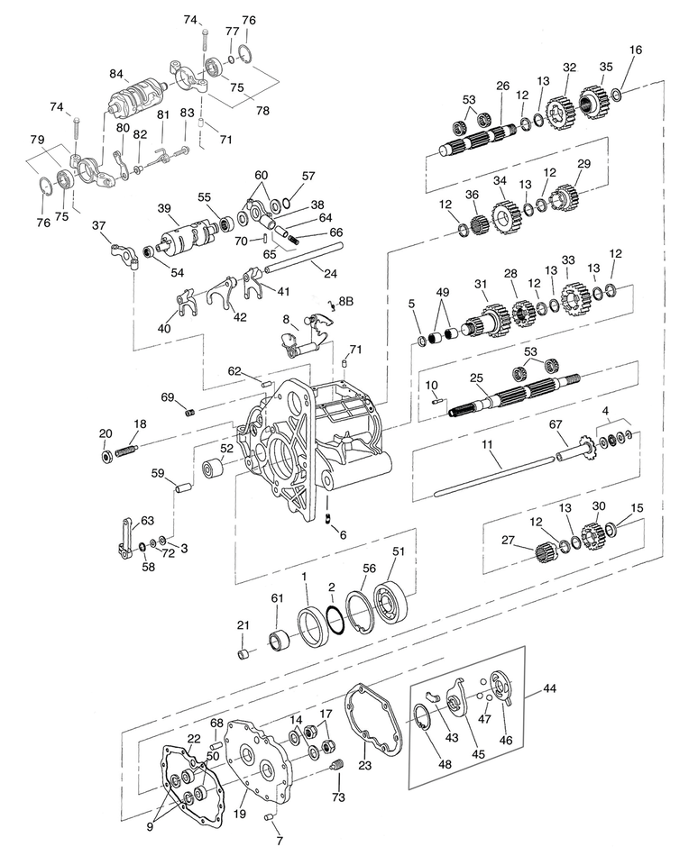 4Th. Gear Countershaft BT94-06 25T