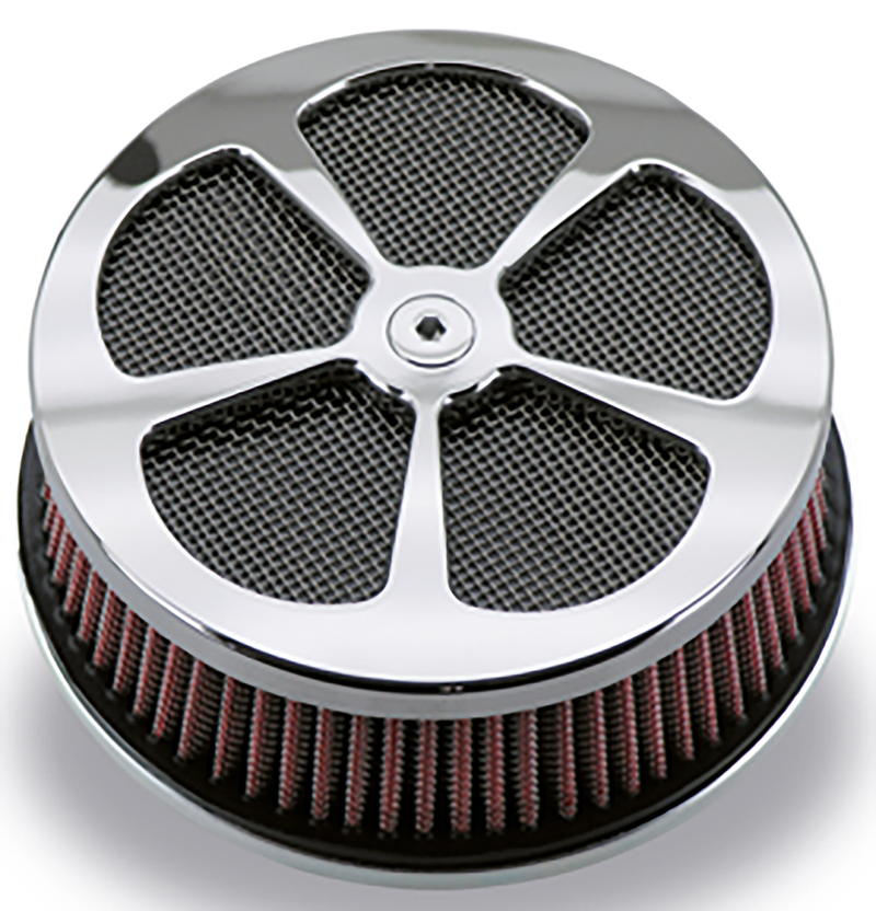 HP Classic 5-Spade Aircleaner Chrome