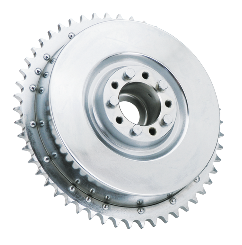 Chrome Rear Brake Drum Assembly BT37-57