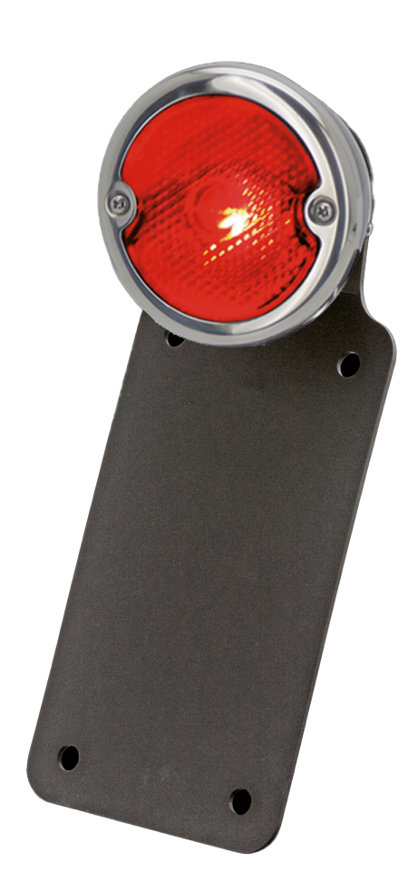 32 Light W/Vert Lic Plate Shock Mnt