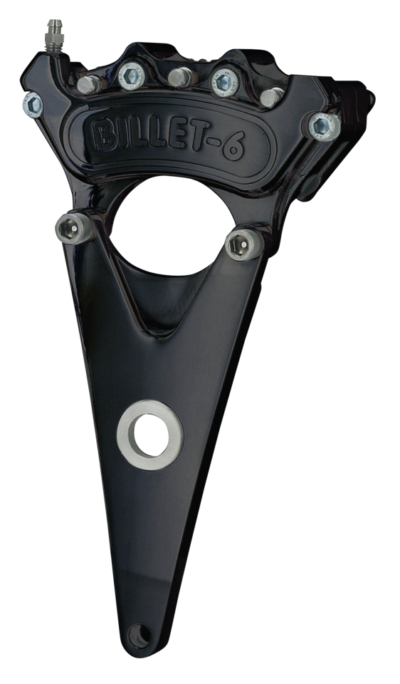 6 Caliper + Y-Bracket 11.5 Inch Black