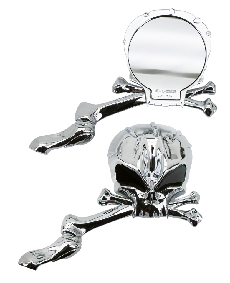 Skull Mania Mirrorset Chrome