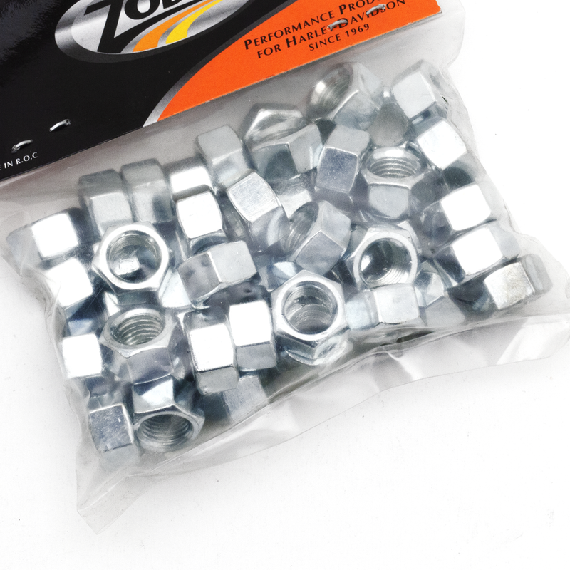 Zinc Nut 3/8-24 UNF - Pack Of 50