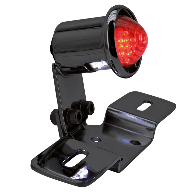 Classic Black 1.75 Inch Led Taillight E-Approved