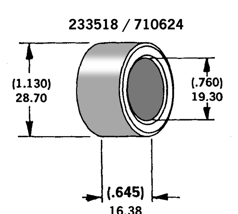 Axle Spacer Zinc Plated