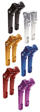 Adjustable 10 Inch Riser Set Black