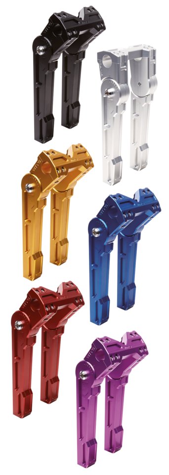 Adjustable 10 Inch Riser Set Black