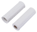 Waffle Style Grips For 1972 And Later Harley'S Replica Waffle Grip Set White Hd74-15