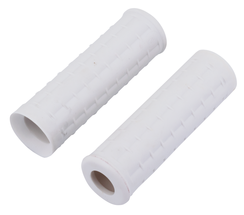 Waffle Style Grips For 1972 And Later Harley'S Replica Waffle Grip Set White Hd74-15