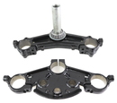 Stock Style Triple Tree Kits For 49Mm Forks Triple Tree Set 49Mm Flh/T14-Up Black