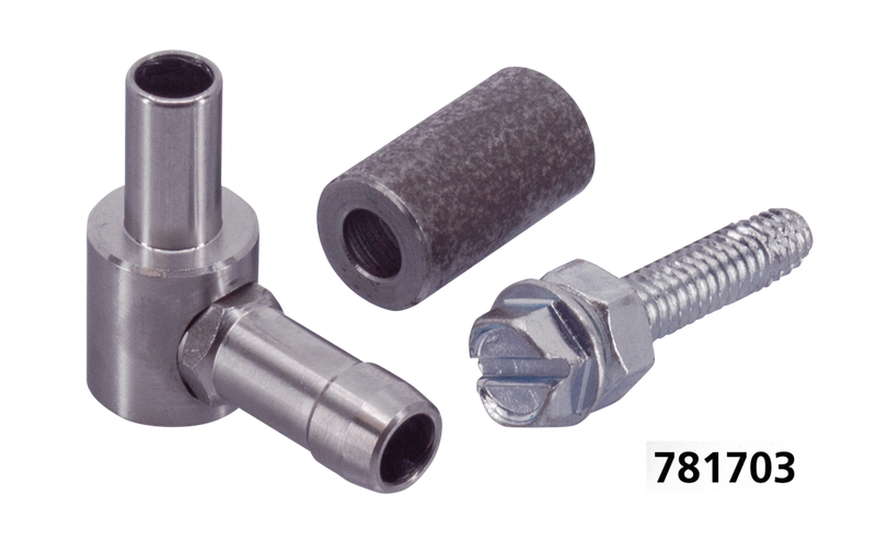Stainless Fuel Nipple For 5/16 Inch Hose Cv
