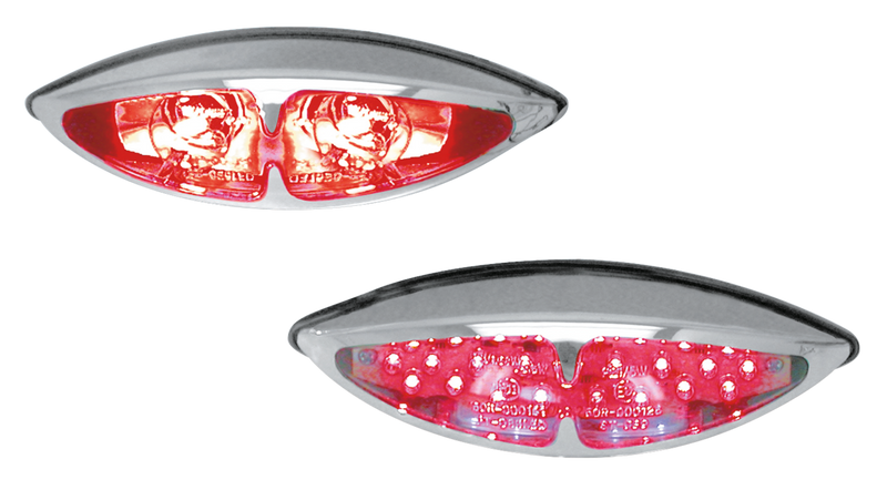 Sky Hawk Taillight 2 Bulbs Red Lens