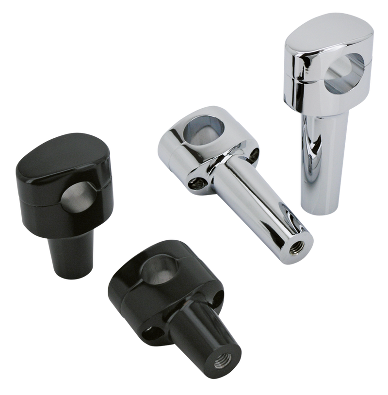 Black 3 Inch Riser Set For 1.25 Inch Handleb