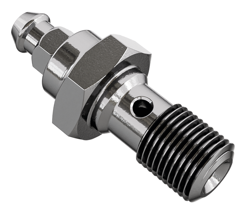 Banjo Bolt With Bleeder Nipple 3/8-24 Inox