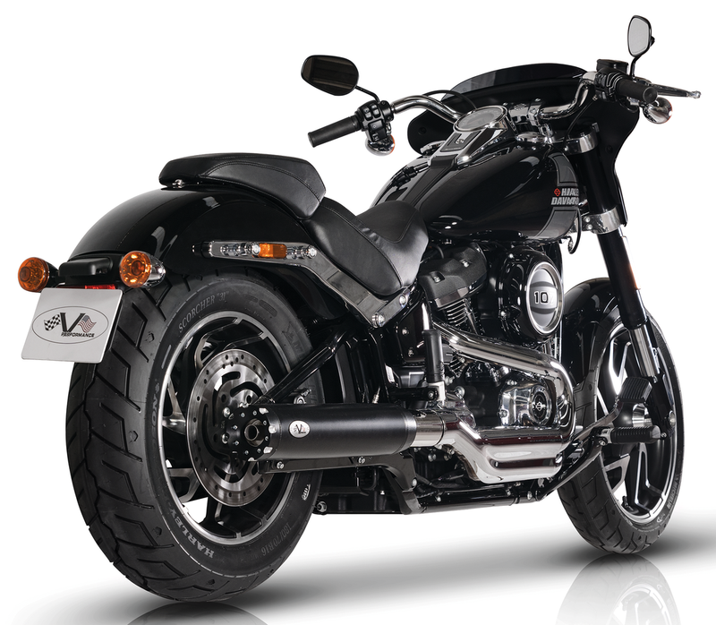 Slip On Single Dark Muffler Flsb18-Up