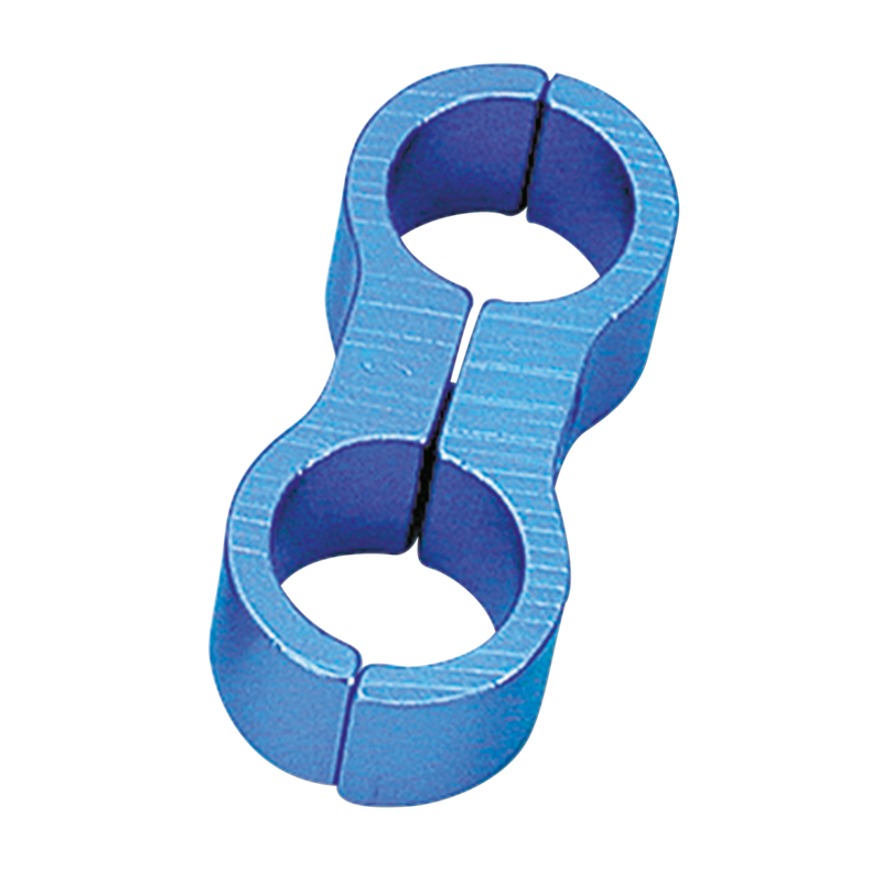 Oil/Fuel Line Clamp Blue Anodized