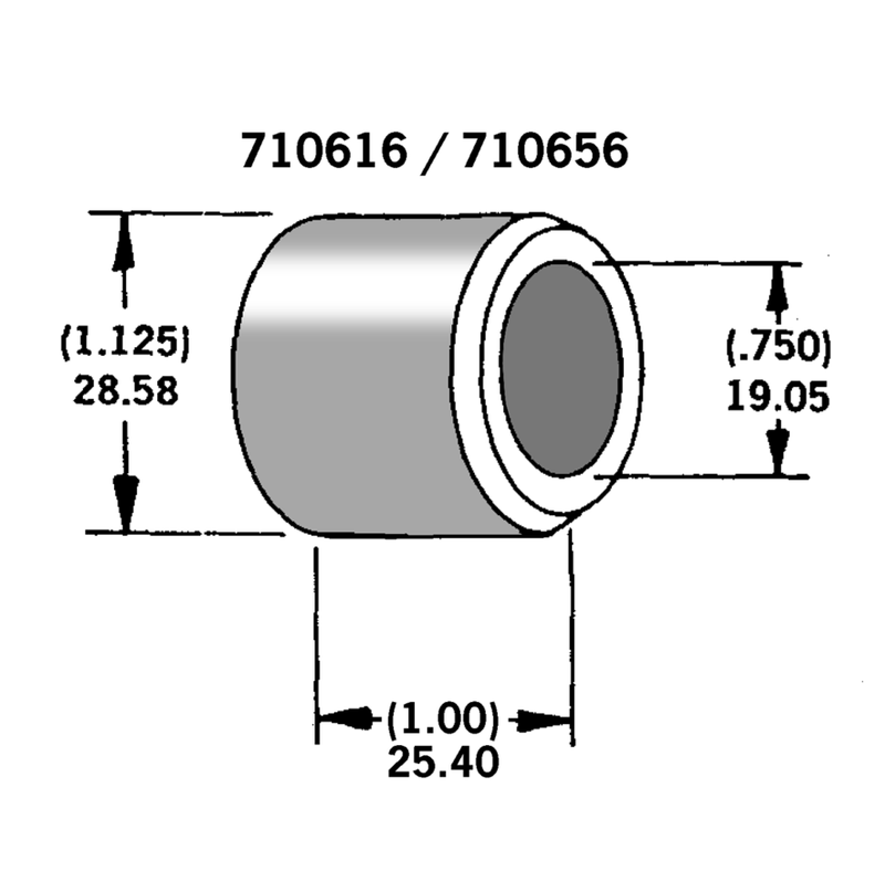 Axle Spacer Zinc Plated