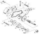 Starter Housing Parts For 1967-1980 Sportster 25Pck Roll Pin