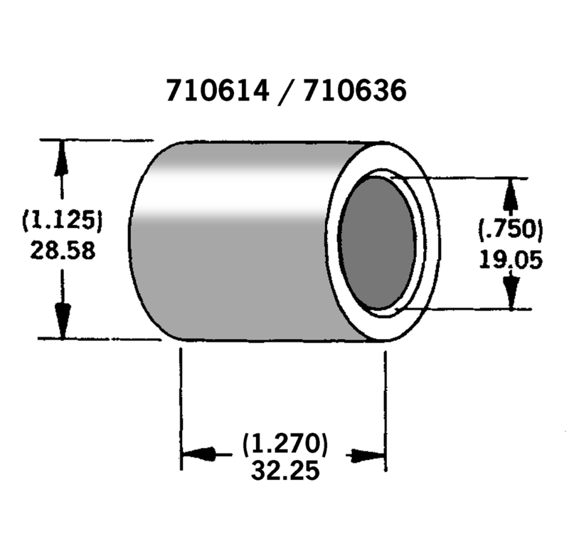 Axle Spacer Zinc Plated