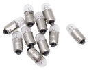 Instrument And Fender Light Bulb 10Pck Bulb 12V3W Ba9S Cylindrical Head