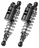 All Chrome / Black Shocks 13.75 Inch