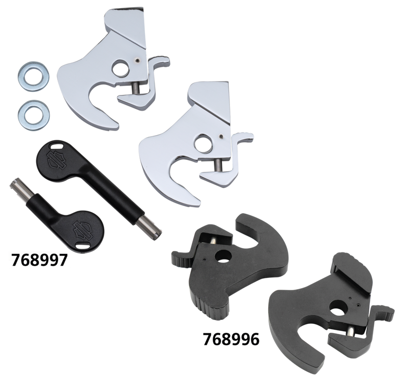 Four Point Docking Kits For Touring Black Rotary Latch Kit