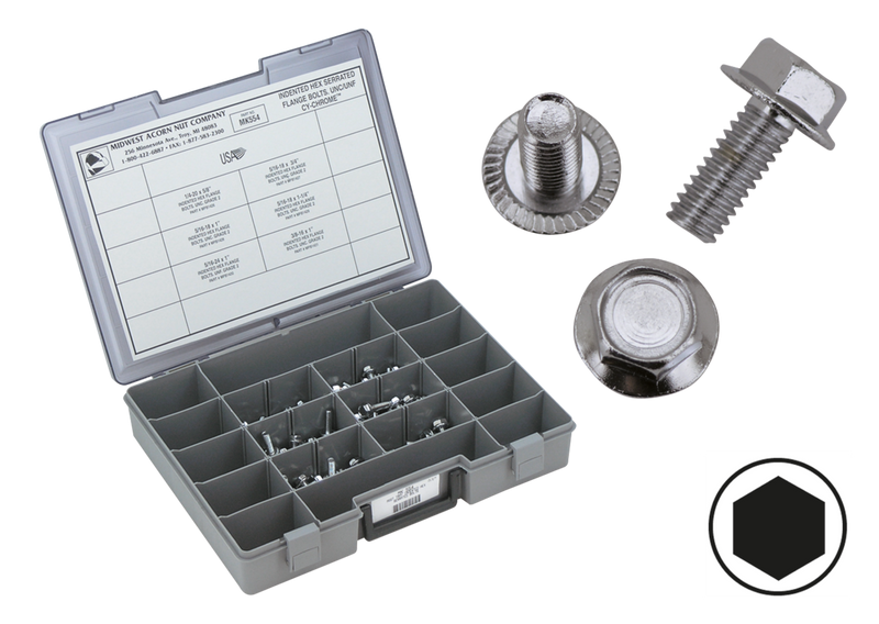 Assortment Tray Indent Hex Serrated