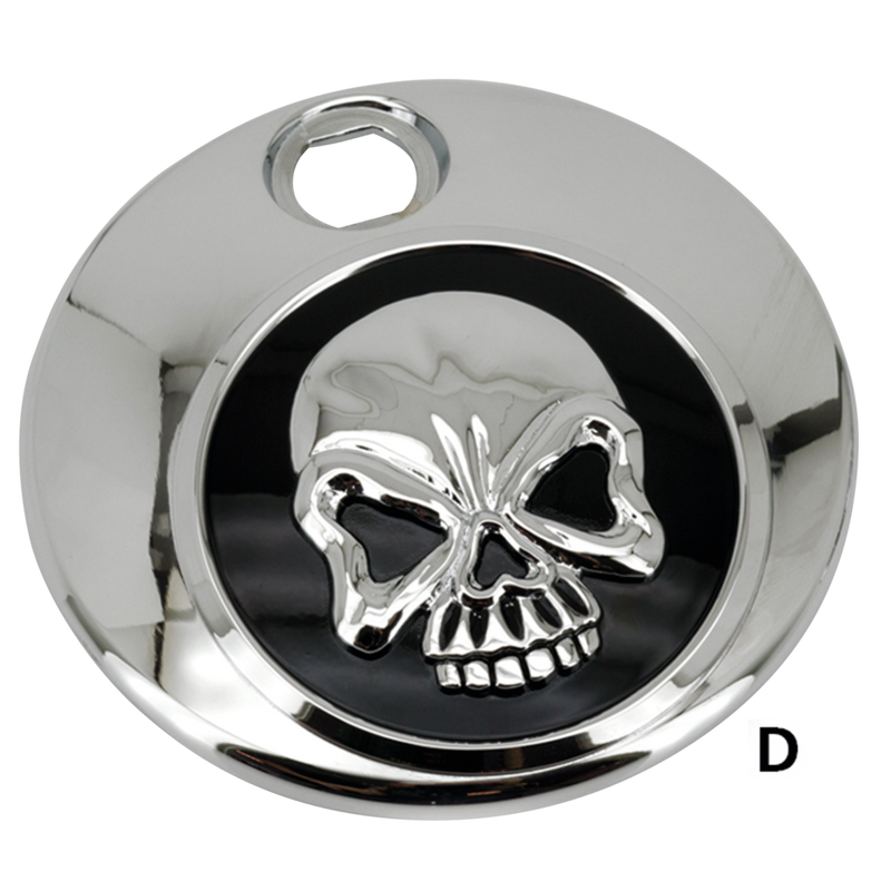 Skull Fuel Door FLH/T92-07 Black